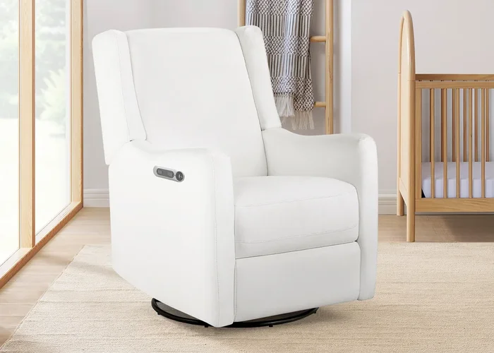 Mercer Electronic Power Recliner and Swivel Glider with USB-A and Type-C Ports in Stain-Resistant Performance Fabric