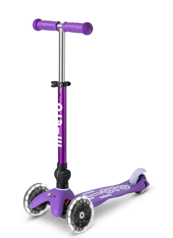 Micro Kickboard Mini Delux LED Foldable Scooter
