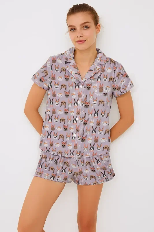 Midsummer Bunnies (women’s Short Sleeve Pj)