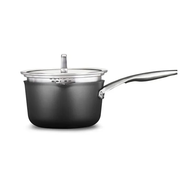 MineralShield Nonstick 3.5qt Space-Saving Sauce Pan