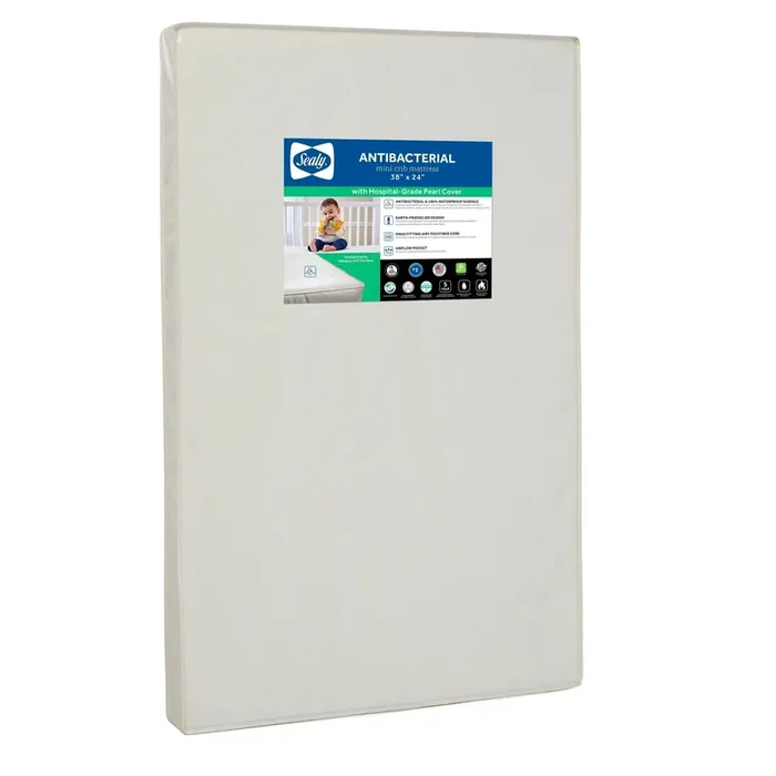 Mini Antibacterial Crib Mattress – 38″x24″