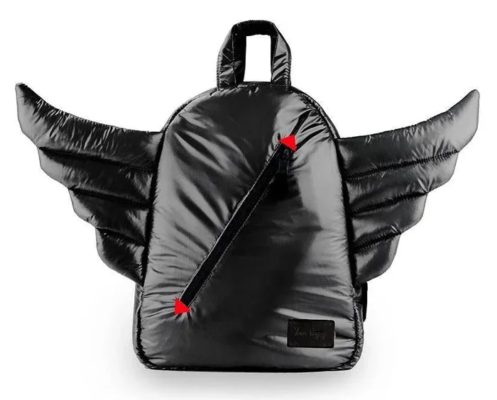 Mini Wings Backpack – Black