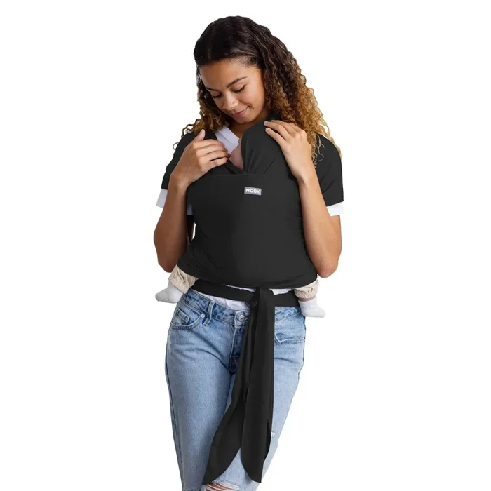 Moby True Wrap Baby Carrier – Black Onyx