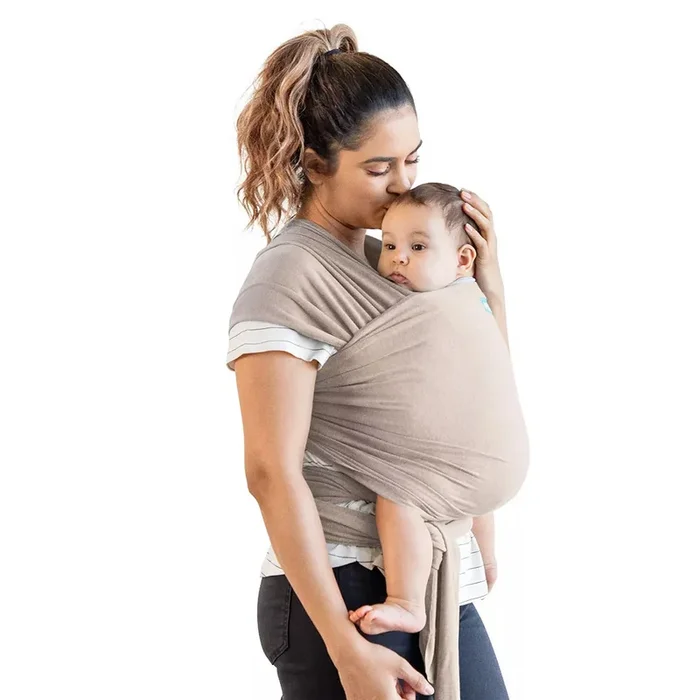 Moby Wrap Elements Baby Wrap Carrier – Taupe