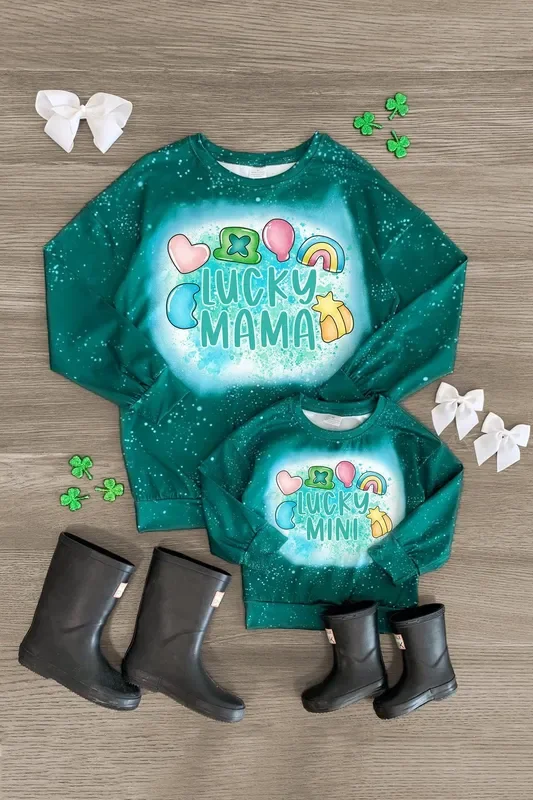 Mom & Me – “Lucky Mama & Mini ” Charm Top