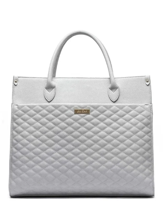 Monaco Tote Bag | Stone Grey