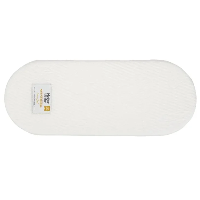 Mother & Baby First Gold Anti Allergy Foam Moses Basket Mattress Large 75 X 28CM