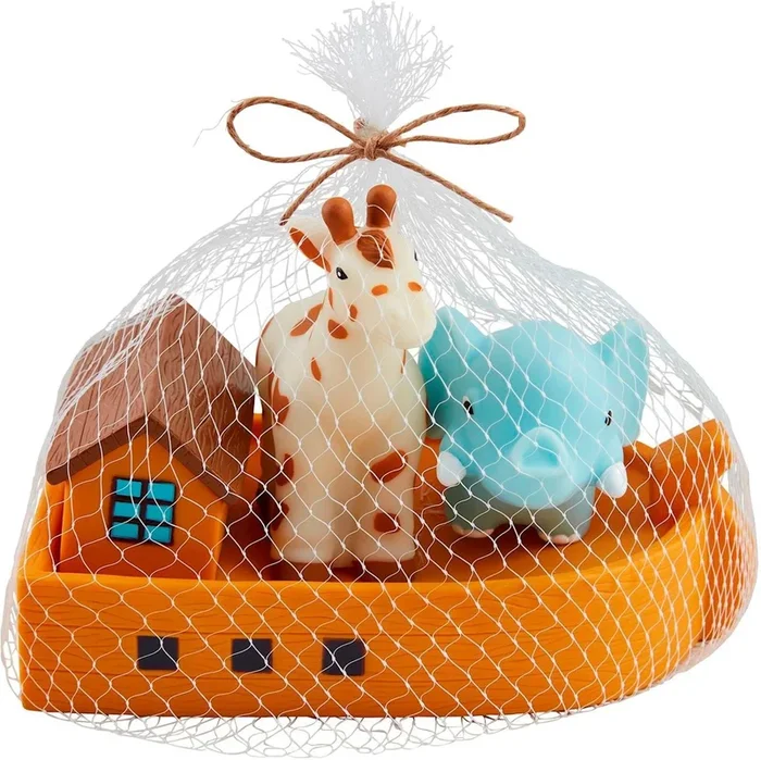Mud Pie Light-Up Noahs Ark Bath Toy Set