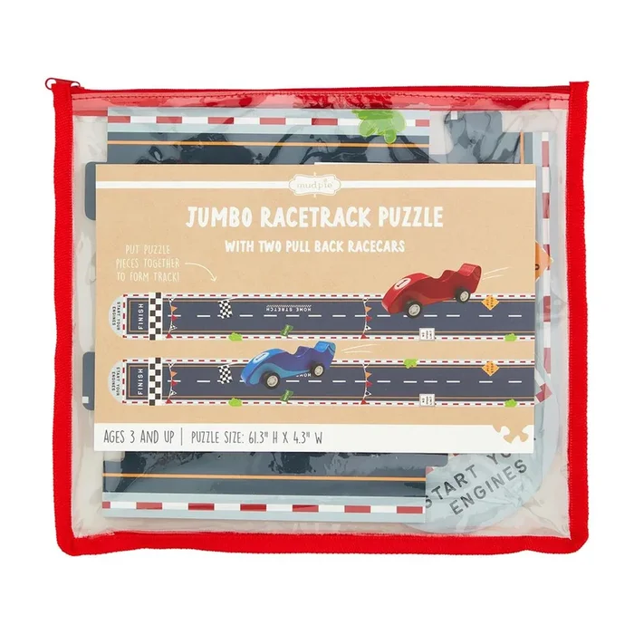 Mud Pie Race Car Track Floor Puzzle