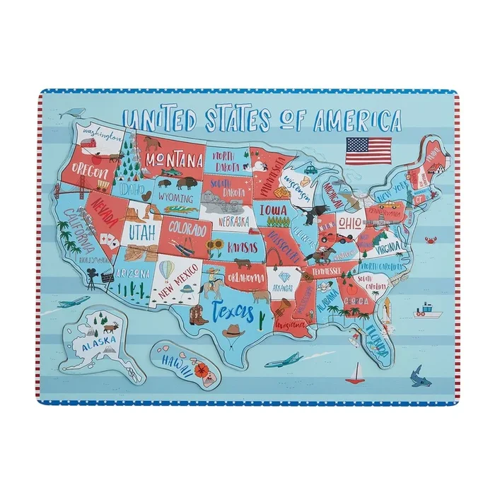 Mud Pie United States Puzzle