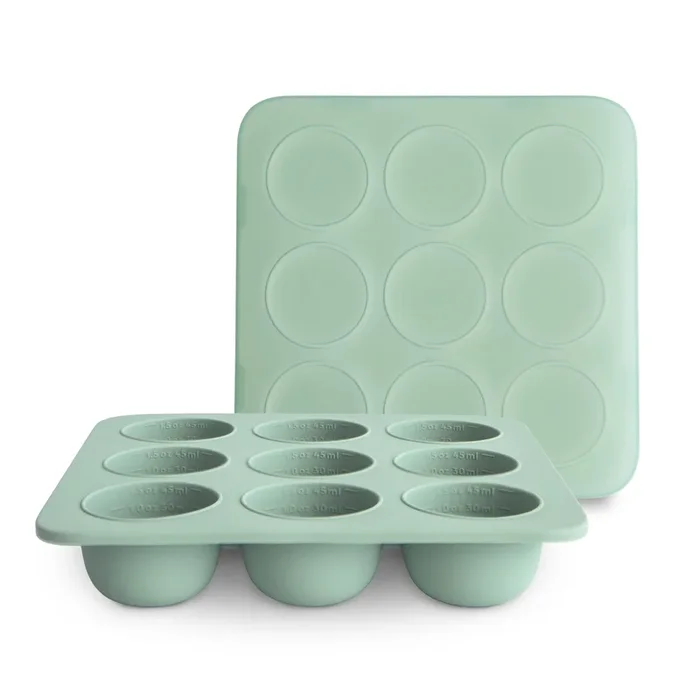 Mushie Baby Food Freezer Tray | Cambridge Blue