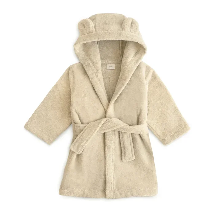 Mushie Bear Robe | Fog