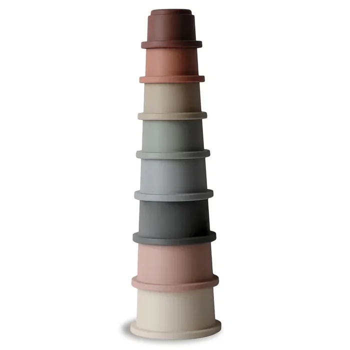 MUSHIE STACKING CUPS TOY 8PCS