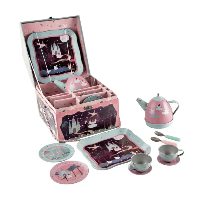 Musical Tin Tea Set 11 Piece – Enchanted