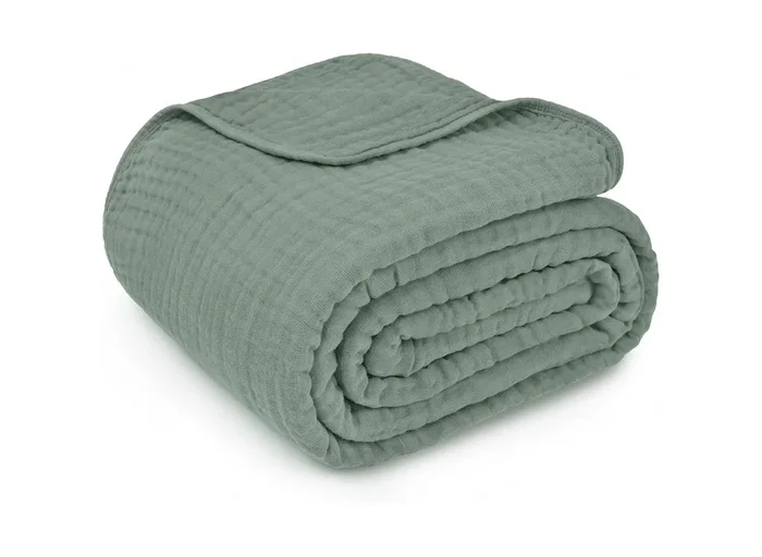 Muslin Blanket – Twin – Fern