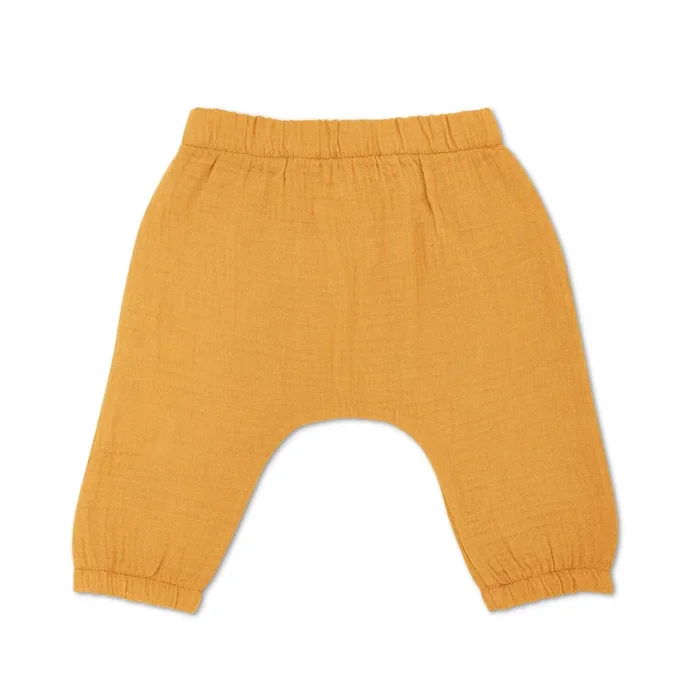 Muslin Pants – Mustard