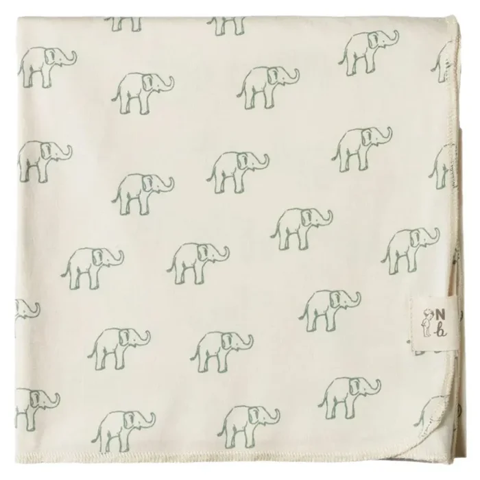 Muslin Wrap – Elephant Print