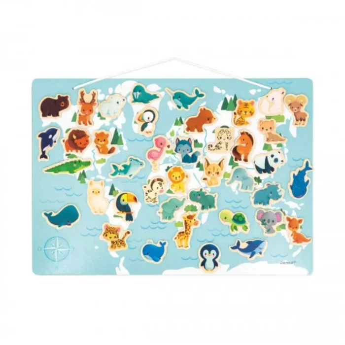 My Minikids Magnetic World Map Puzzle