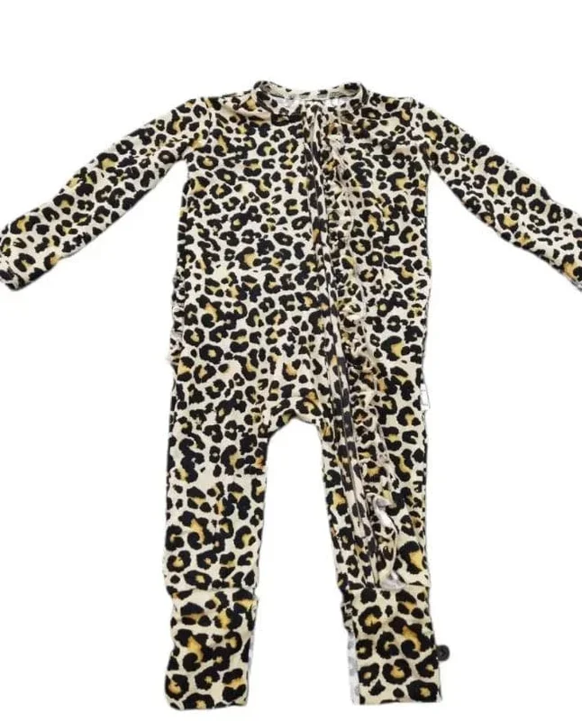 Nala Ruffle Zippered Footie