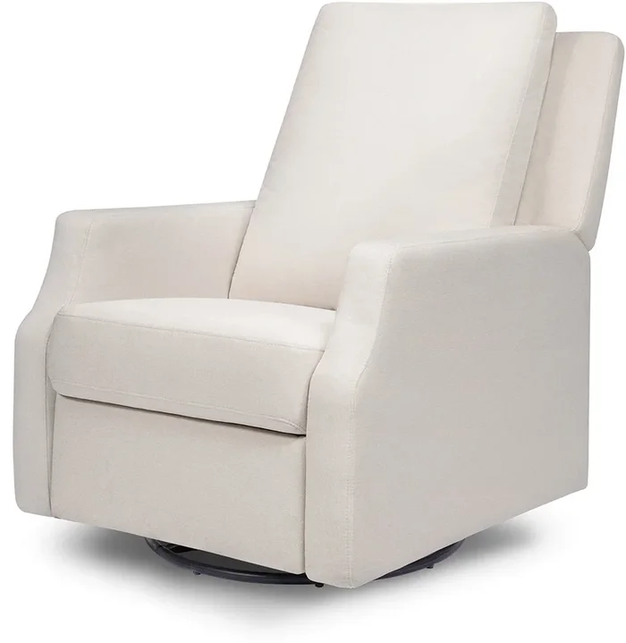 Namesake Crewe Swivel Glider Recliner – Performance Cream Eco-Weave