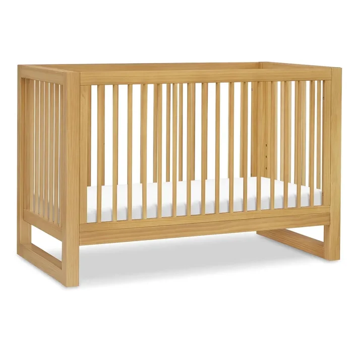 Nantucket 3-in-1 Convertible Crib w/ Toddler Bed Conversion Kit – Honey