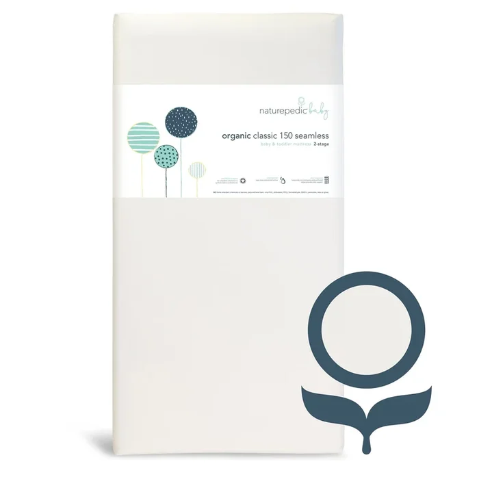 Naturepedic MC32 Seamless Organic Cotton Classic Crib Mattress