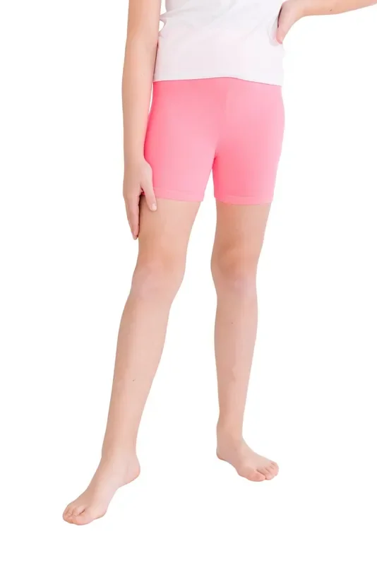 Neon Pink Twirl Shorts