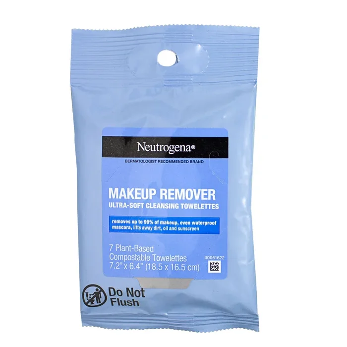Neutrogena Plant-Based Makeup Remover Cleansing Towelettes – Pack of 7
