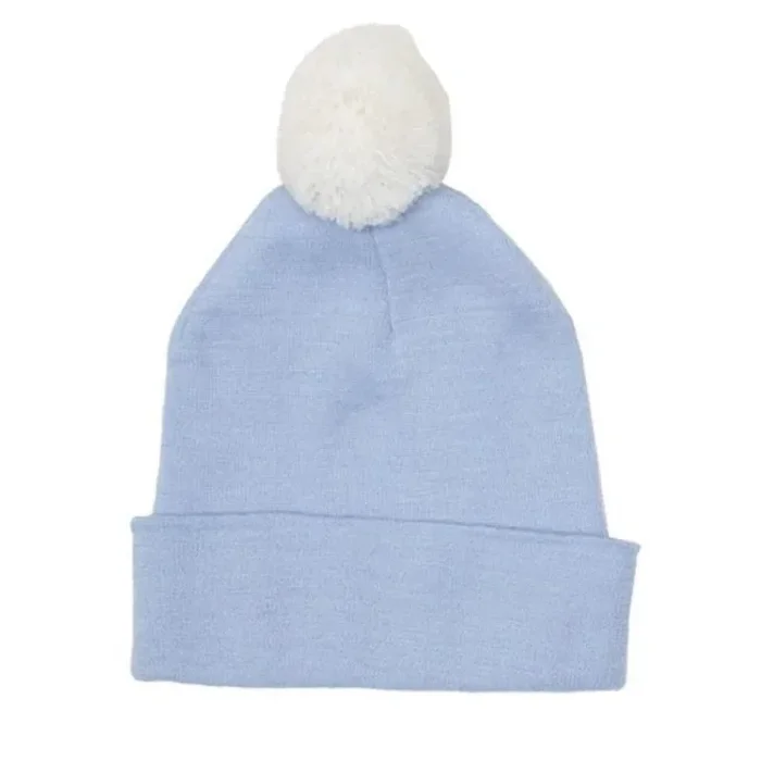 Newborn Knitted PomPom Hat