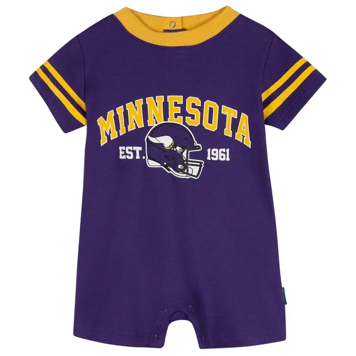 NFL Baby Boys Short Sleeve Romper