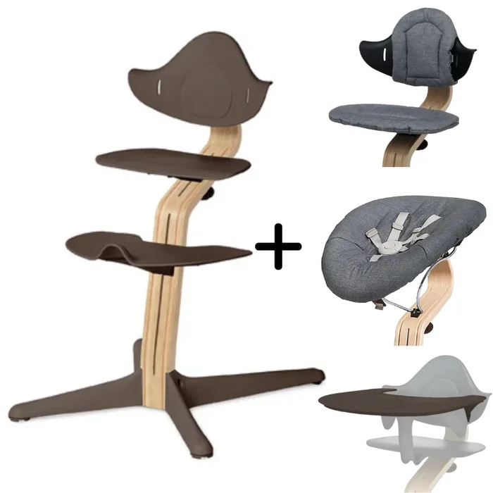 Nomi High Chair Bundle – Coffee