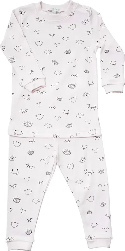 Noomie 2 Piece Pajamas – Pink Wink (12-18M)