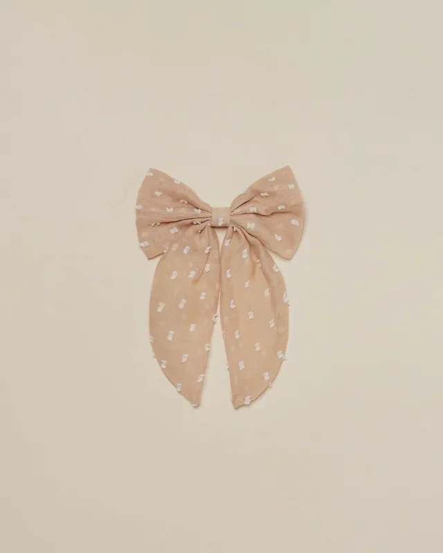 Noralee Apricot Oversized Bow