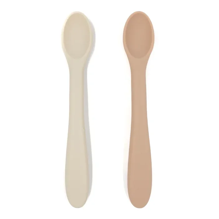 noüka Feeding Spoon Set – Soft Blush/Shifting Sand