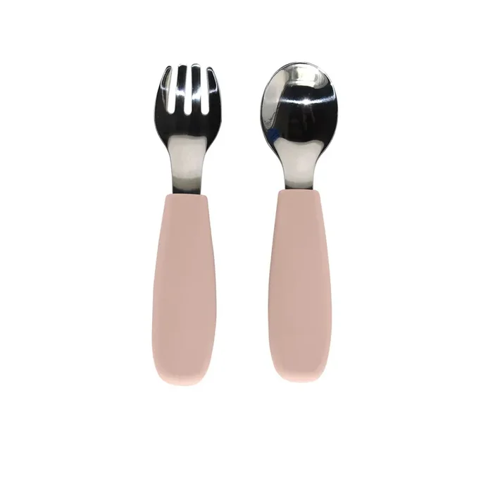 noüka Toddler Cutlery Set – Soft Blush