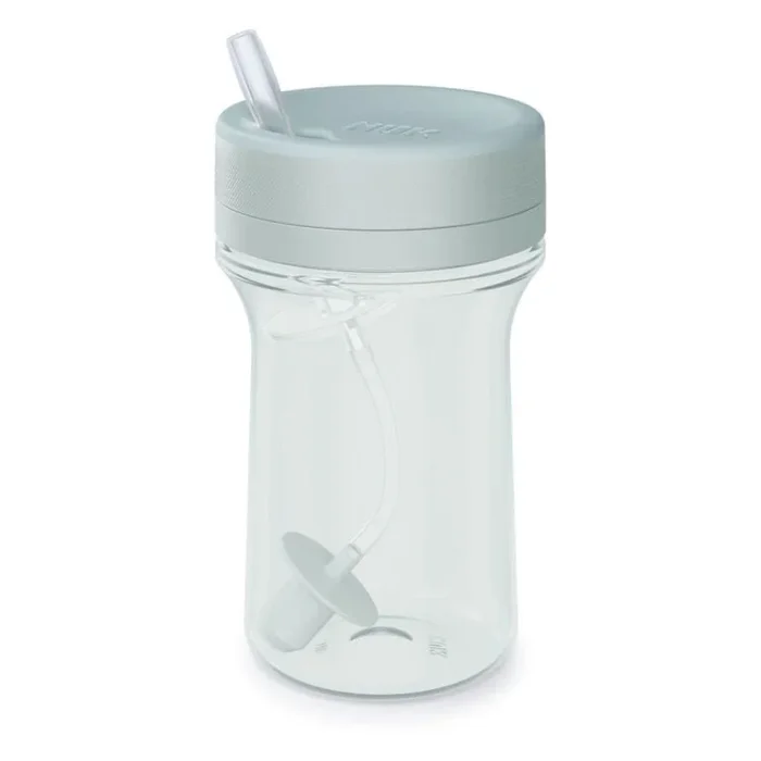 NUK for Nature Everlast Weighted Straw Cup – Misty Meadow
