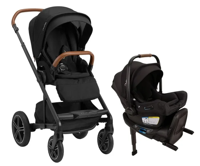 Nuna MIXX Next with Magnetic Buckle + PIPA Aire RX Travel System Bundle – Caviar