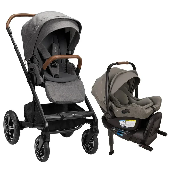 Nuna MIXX Next with Magnetic Buckle + PIPA Aire RX Travel System (One Box) – Granite