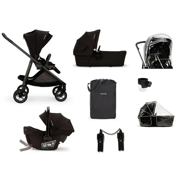 Nuna SWIV Stroller + PIPA URBN Travel System – Caviar