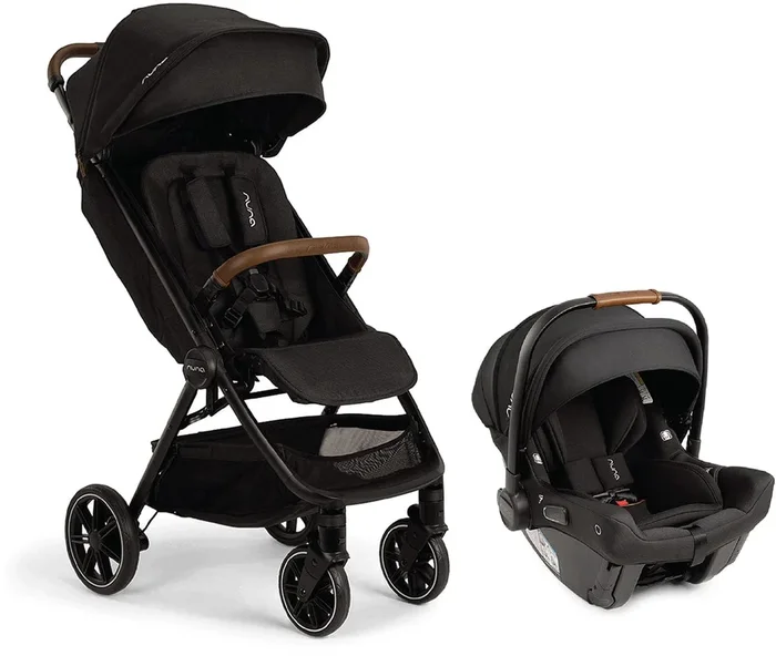 Nuna TRVL LX + PIPA urbn Travel System – Caviar