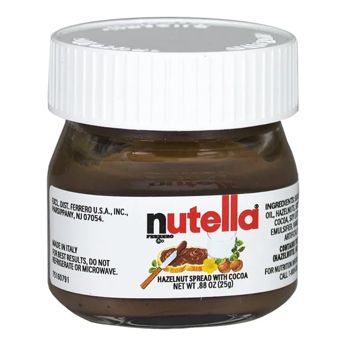 Nutella Hazelnut Spread – 0.88 oz. Glass Jar