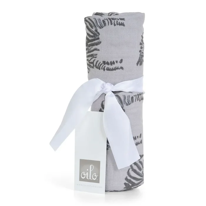 Oilo Zebra Swaddle Blanket