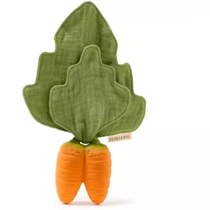 Oli & Carol Cathy the Carrot Mini Doudou Teether