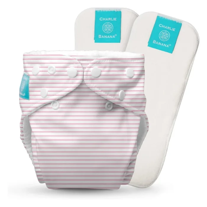 One Size Cloth Diaper with 2 Inserts