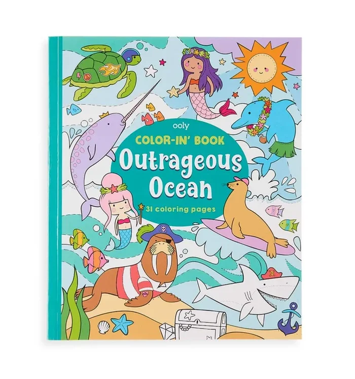 Ooly Color-In’ Book | Outrageous Ocean