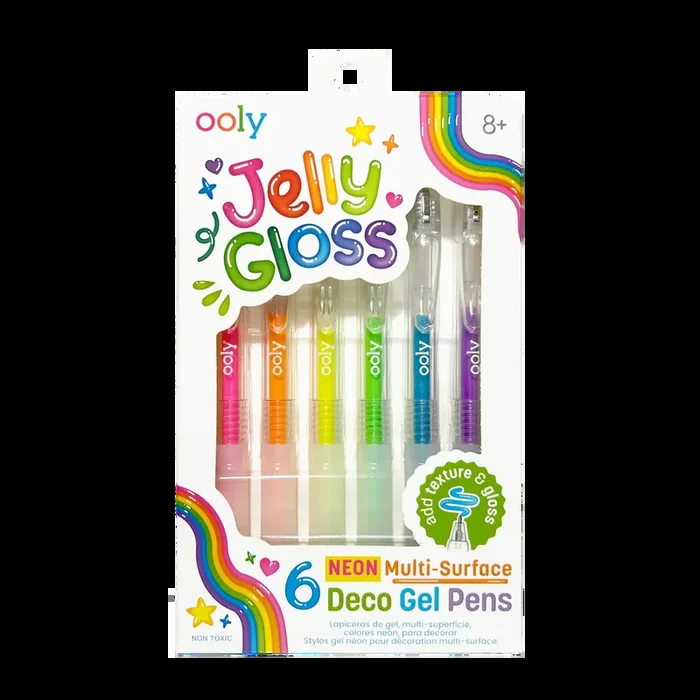 Ooly Jelly Gloss Neon Deco Gel Pens