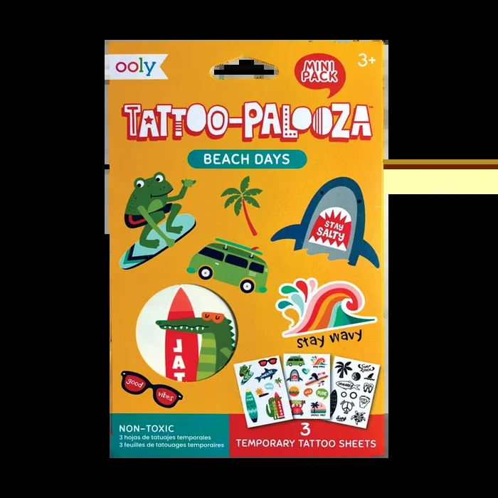 Ooly Mini Tattoo-Palooza Temporary Tattoos | Beach Days