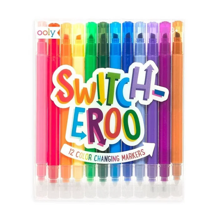 Ooly Switch-eroo! Color-Changing Markers | Set of 12