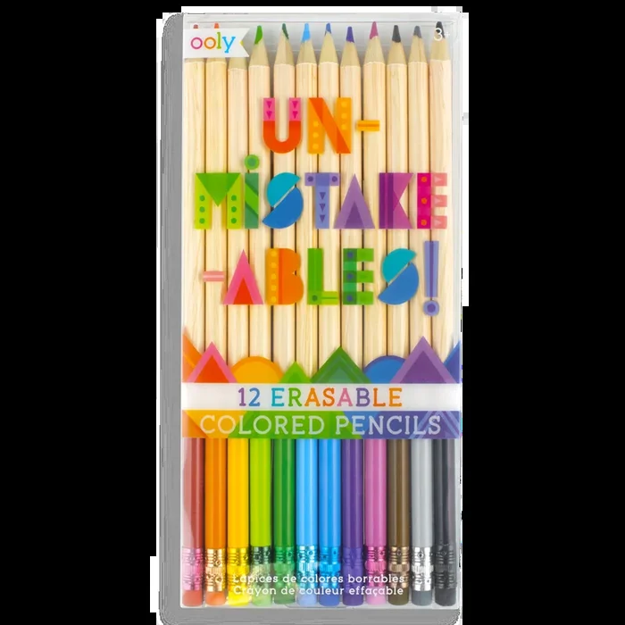 Ooly Unmistakeables Erasable Colored Pencils