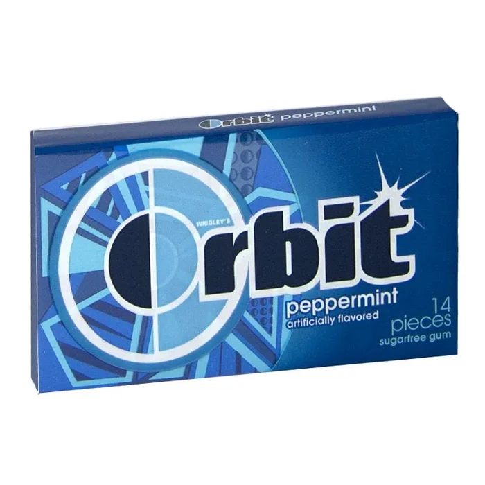 Orbit Peppermint Gum – 14 pieces